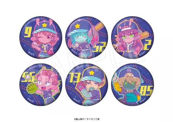 「「ミルキー☆サブウェイ」描き下ろしの可愛さ圧倒的！ “ベースボール”テーマの新作グッズが「AnimeJapan 2026」で登場」の画像