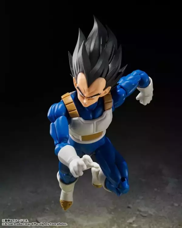 「「ドラゴンボールZ」人造人間・セル編の衣装の「ベジータ」が造形化！ 当時のアニメ作画をイメージしたこだわりの逸品」の画像