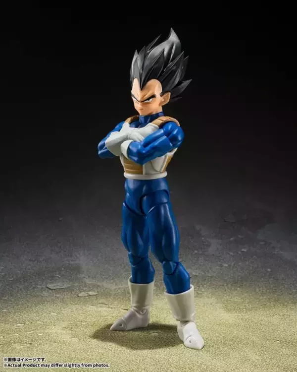 「「ドラゴンボールZ」人造人間・セル編の衣装の「ベジータ」が造形化！ 当時のアニメ作画をイメージしたこだわりの逸品」の画像