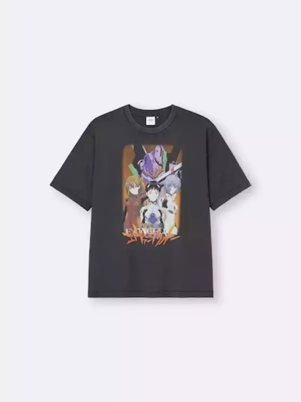 「「エヴァ」初号機、シンジ、綾波、アスカがGUに！ヴィンテージライクなTシャツコレクションが登場♪」の画像