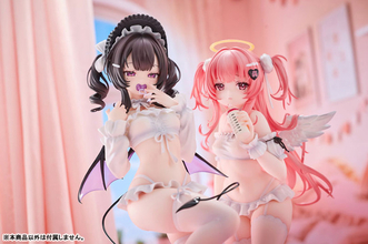 後ろ姿に釘付け♪ イラストレーター・RIKO氏が描く「紫乃＆愛夢」がフィギュア化！ あみあみ限定特典としてB4クリアポスターが付属しちゃう♪