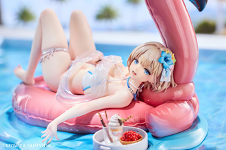 バカンス水着がギャンかわ!! 優雅にプールを楽しむセクシーな一瞬に釘付け♪ 「ブラウンダスト2」より「真夏の夢 ユースティア」がフィギュア化
