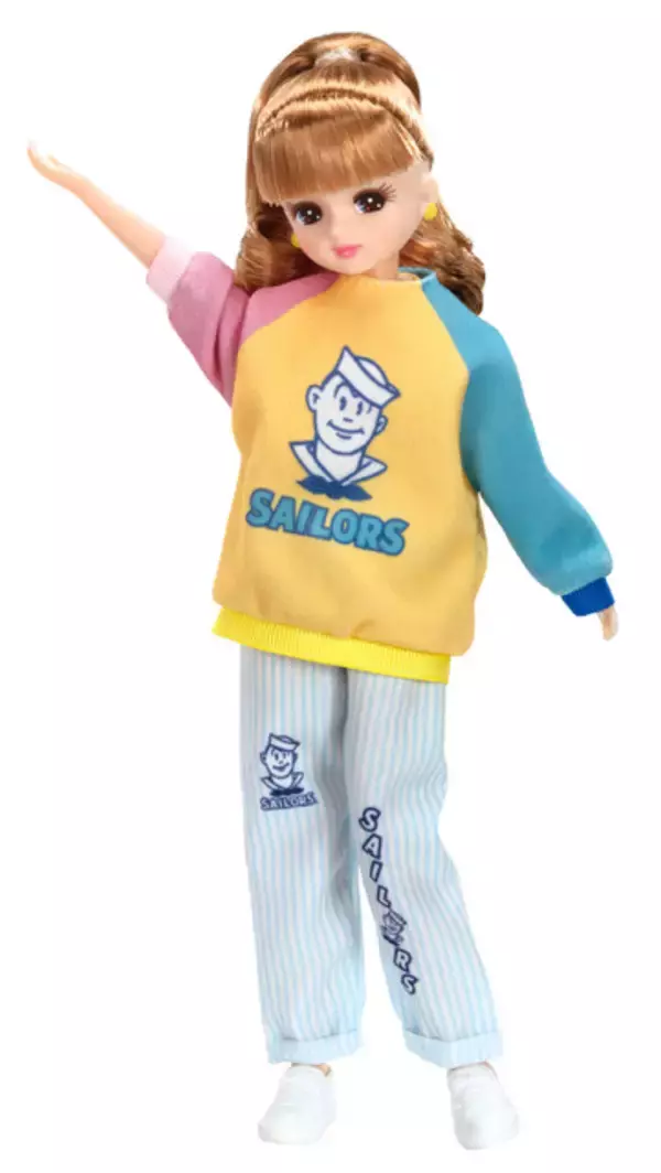 「レトロかわいい爆発♪ 「リカちゃん」がセーラーズとコラボ！  セブン‐イレブン、イトーヨーカドーのくじに初登場」の画像