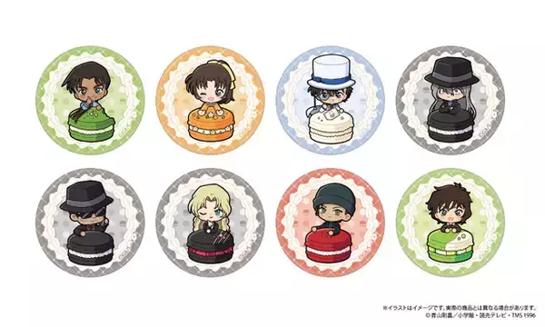 「「名探偵コナン」平次やキッドがマカロンからひょっこり…♪ 可愛すぎるミニキャラグッズが新登場」の画像