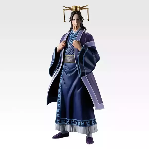 「「キングダム 」昌平君、バジオウ、蒙武、楊端和の大迫力フィギュアを手に入れろ！一番くじ「 春秋戦国大戦キングダム The Animation 知と武の両輪」」の画像