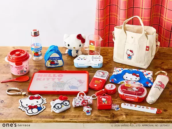 「「サンリオキャラクターズ」が大集合！ “そばかす”がキュートな日焼けハローキティグッズも登場」の画像