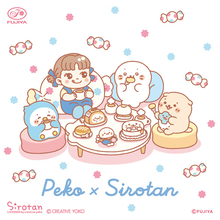 「不二家」ペコちゃん×しろたんのコラボ☆限定グッズが盛りだくさん！アクリルチャームに限定パケミルキー缶、「ミルキー×しろたん」グッズも展開