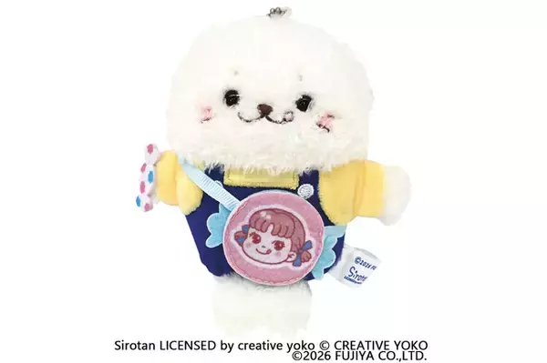 「「不二家」ペコちゃん×しろたんのコラボ☆限定グッズが盛りだくさん！アクリルチャームに限定パケミルキー缶、「ミルキー×しろたん」グッズも展開」の画像
