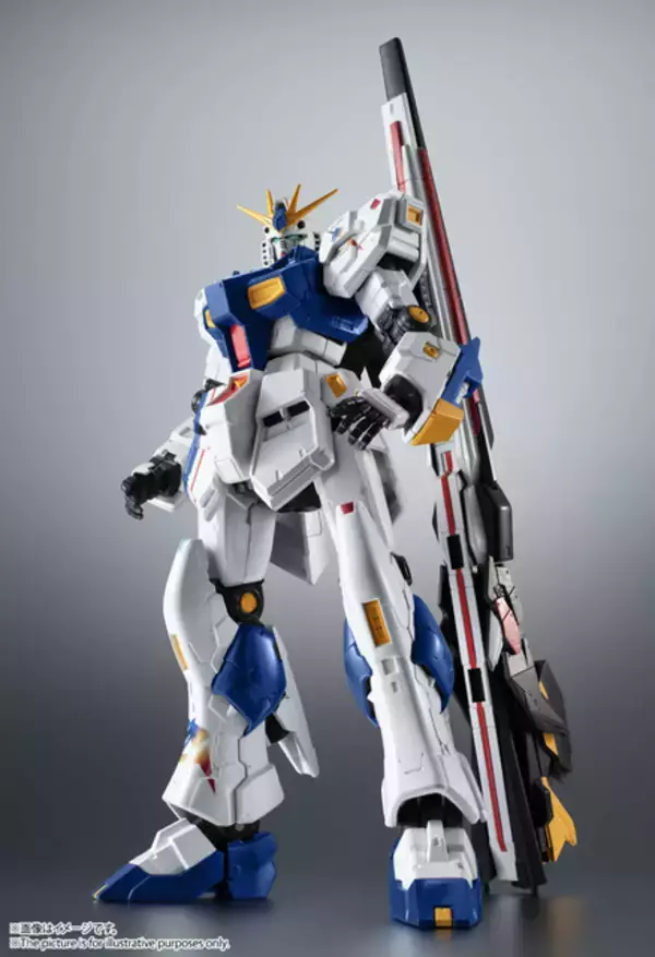 「「ガンダム」実物大νガンダム、“ROBOT魂”で立体化！ 新設定のロングレンジ・フィン・ファンネルも再現」の画像