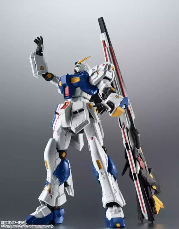 「「ガンダム」実物大νガンダム、“ROBOT魂”で立体化！ 新設定のロングレンジ・フィン・ファンネルも再現」の画像