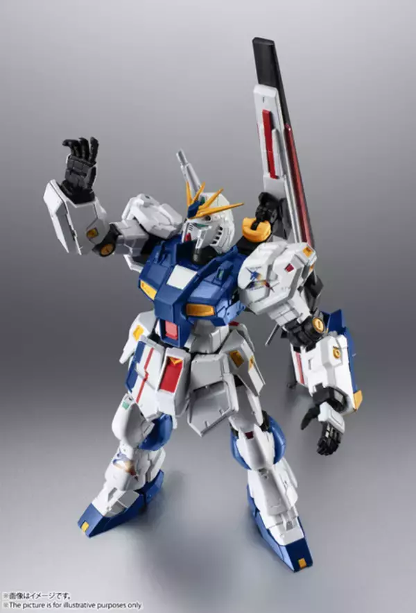 「「ガンダム」実物大νガンダム、“ROBOT魂”で立体化！ 新設定のロングレンジ・フィン・ファンネルも再現」の画像