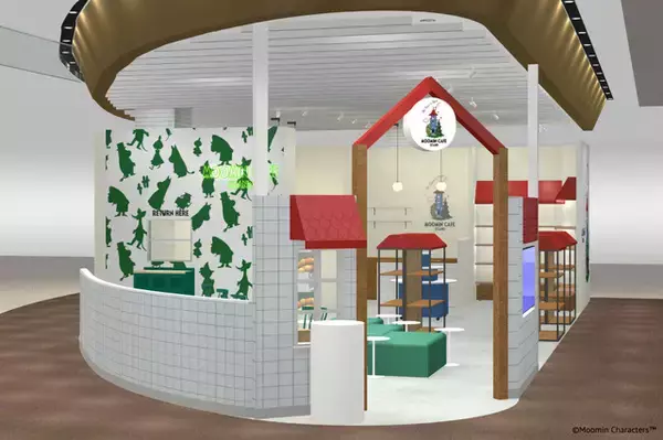 「「ムーミン」リトルミイのお出迎え＆限定メニュー♪ 越谷レイクタウンに“カフェ スタンド”新オープン」の画像