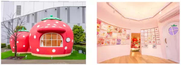 「サンリオ「いちご新聞」の世界を堪能♪ “いちごのお家”が期間限定でお台場にオープン！」の画像