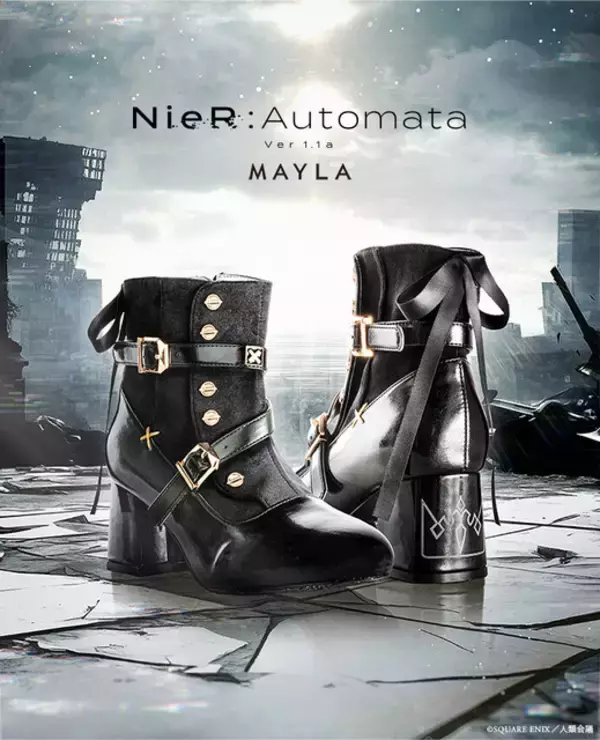 「NieR:Automata」9Sをイメージ♪“ナインズって呼んでくれていいんですよ？”「MAYLA」ショートブーツ登場＆2Bのパンプスも