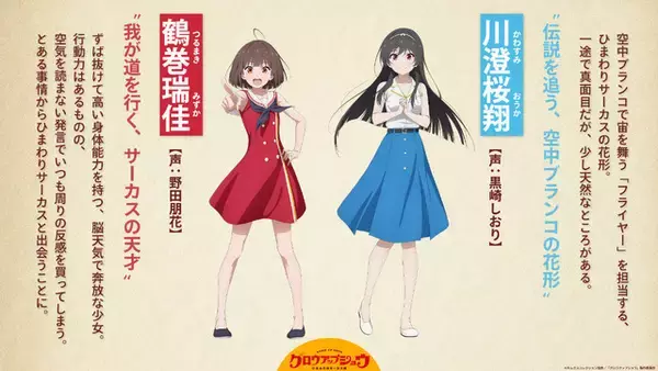 「金欠サーカス団描く新作オリジナルアニメ「グロウアップショウ」7月より放送！メインキャスト10名＆第1弾PV公開」の画像