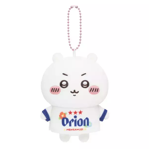 「めんそ～れちいかわ♪「ちいかわ×オリオンビール」第2弾コラボ！オリオンTシャツ着用のマスコットぬい登場」の画像
