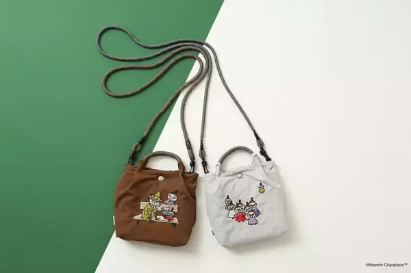「「ムーミン」リトルミイと家族・きょうだいたちの温かな物語を繊細なアート刺繍で表現！ショルダー＆バッグインバッグで使えるミニバッグシリーズに新色登場♪」の画像