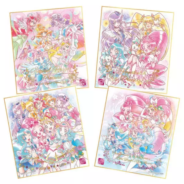 「「プリキュア」色紙アートコレクション第3弾！ 「映画トロプリ」の限定描き下ろしイラストを収録」の画像
