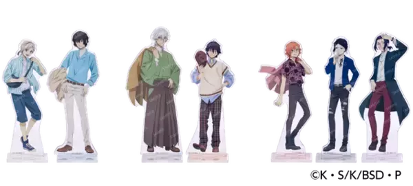 「「文スト」とスシローが初コラボ！中島敦、太宰治、中原中也らが春の私服で登場♪ コラボ限定ピック＆グッズが展開」の画像