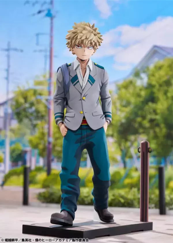 「「ヒロアカ」完全に平面にしか見えないフィギュアにビックリ！ 躍動感あふれるミルコと制服姿のかっちゃんが新登場♪ 予約受付中」の画像