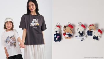 キティと夏のお出かけをハッピーに☆Tシャツやバッグ、チャームにシュシュまで…人気10ブランドとコラボ【7月11日～】