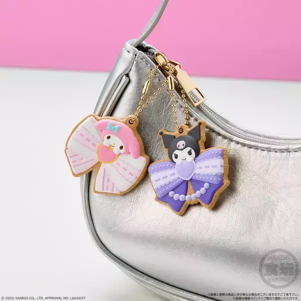 「「サンリオ」キャラたちのクッキーチャームが登場♪リボンモチーフがかわいいチャームコレクションが26年7月発売！」の画像