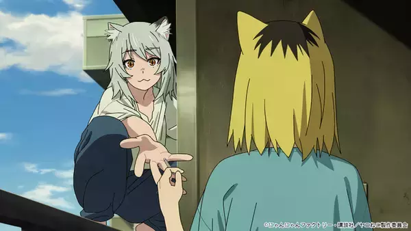 「夏アニメ「ヤニねこ」とりあえず働けヤニねこ。明日のヤニのために― 第2話先行カット」の画像