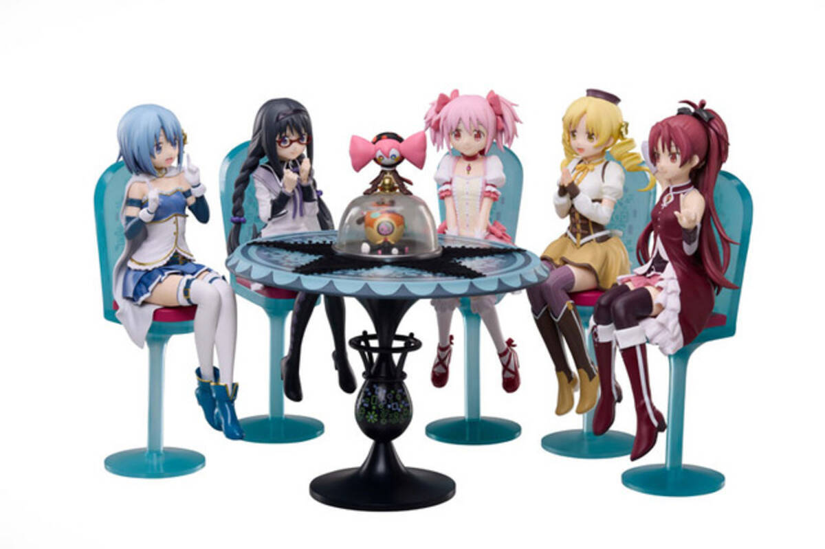 劇場版まど☆マギ」魔法少女たちのお茶会シーンがフィギュアに 
