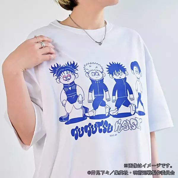 「「呪術廻戦」禪院直哉、脹相、乙骨憂太らが新感覚のユルさで登場♪ Tシャツ、トートバッグ、アクキーなど　とぼけ顔がキュート☆」の画像