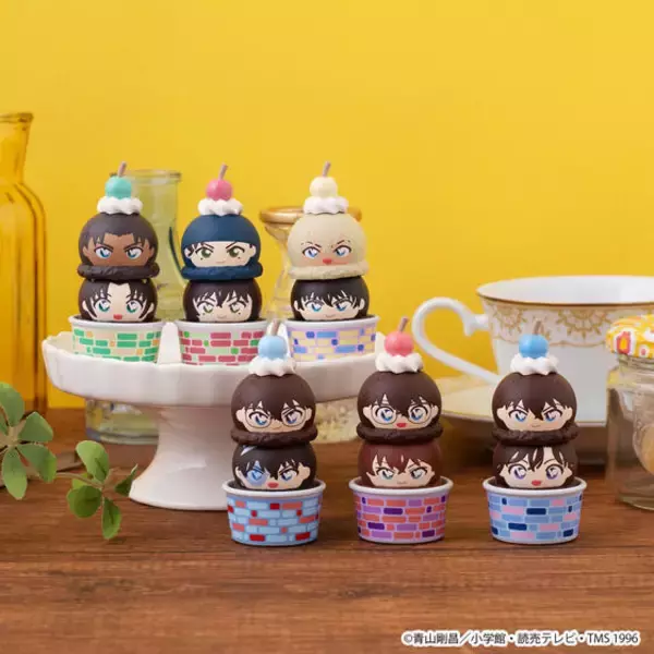 「「名探偵コナン」コナン＆キッド、新一＆蘭、安室＆松田など…組み合わせ自由自在！積み上げて飾れる「つみちぇん」発売」の画像