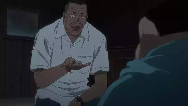 「冬アニメ「ダーウィン事変」単独でALAの潜伏先に赴いたチャーリーはリヴェラら3人に警察に捕まるよう呼びかける…第4話先行カット」の画像