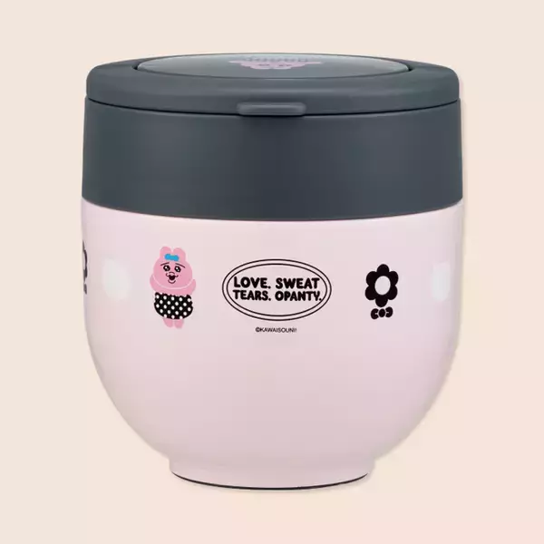 「おぱんちゅうさぎ」と一緒にあたたかいランチを持ち歩こう♪ ハンドル付きランチジャー＆デリカポットが登場！