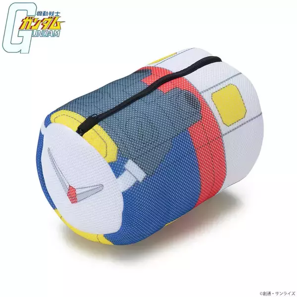 「「ガンダム」1年戦争のモビルスーツたちが洗濯ネットになっちゃった!?　ガンダム、シャアザク、グフ、ズゴック、ギャン、ゾックなど全9種類」の画像