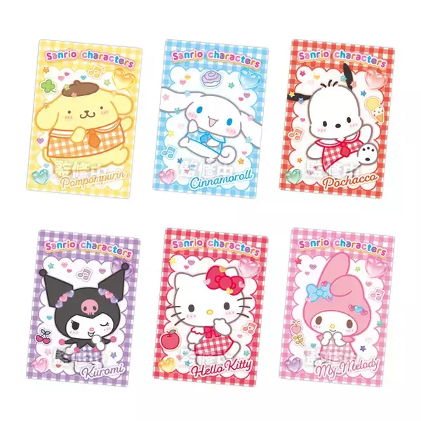 キティ、マイメロ、ハンギョドンも全部欲しい♪ 全29種メタリックカード付きウエハース第12弾が登場