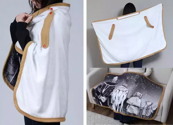 フリーレンの衣装がブランケットに!? 「葬送のフリーレン」ふわふわの2WAYブランケットが登場！