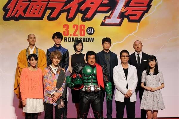 45年ぶりのマスクオフ姿 藤岡弘 再び 仮面ライダー1号 ライダースーツで参上 16年3月15日 エキサイトニュース