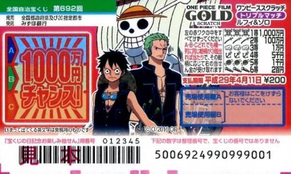 One Piece が宝くじに ラブライブ Shirobako がアニメ オブ ザ イヤー 3月22日記事まとめ 16年3月23日 エキサイトニュース