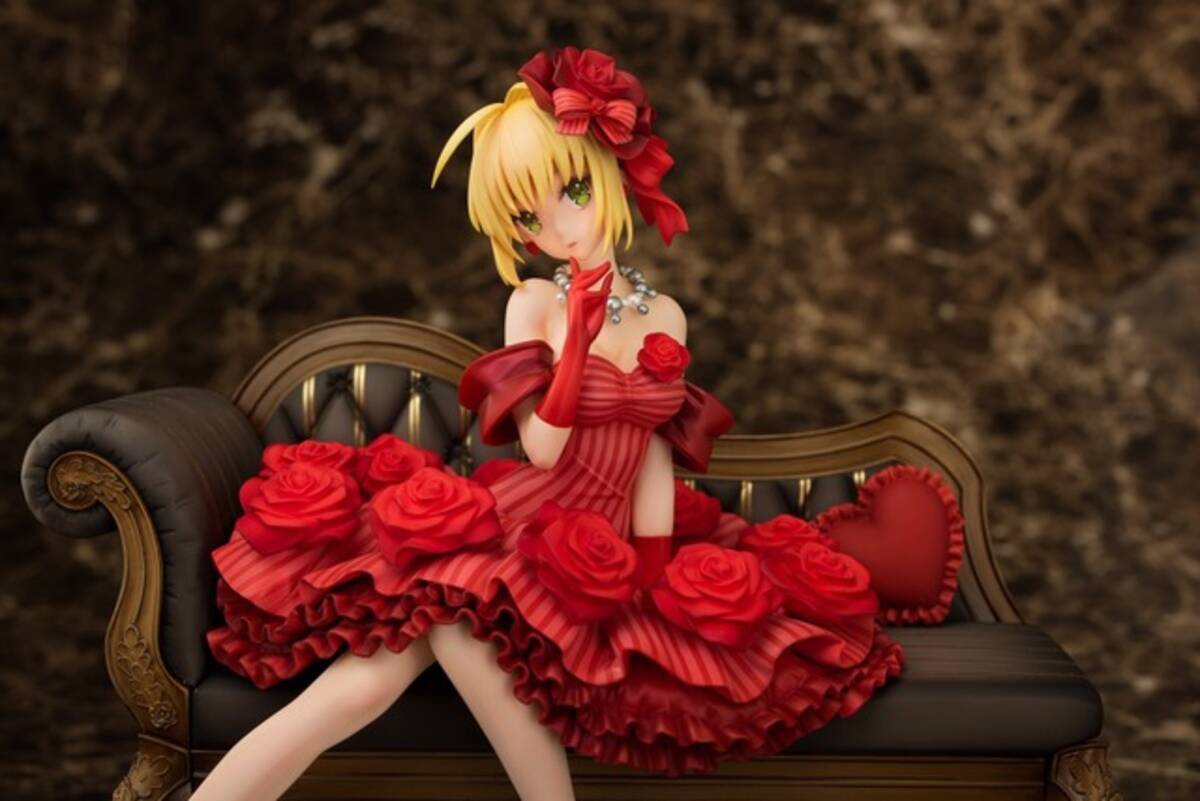 Fate エイプリルフール企画の アイドル皇帝 ネロ がフィギュア化 真紅のドレス姿がセクシー 18年2月23日 エキサイトニュース