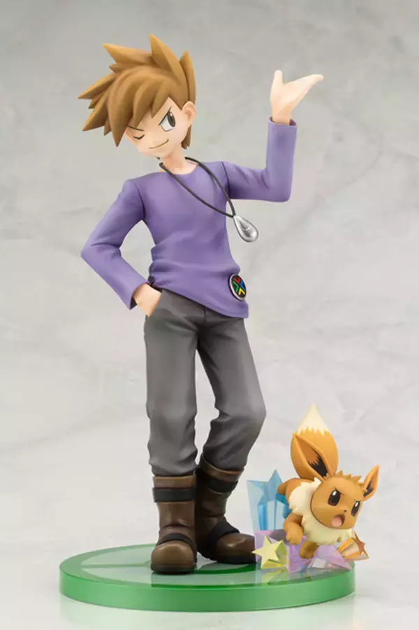 「「ポケモン」シゲルじゃない！ ライバルの"グリーン"がフィギュア化　イーブイの勇ましさにも注目」の画像