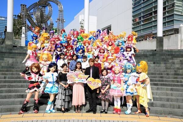 映画 プリキュア 歴代55人が勢揃い 1万人集客のパレード 声優陣登壇の舞台挨拶レポ 18年10月22日 エキサイトニュース