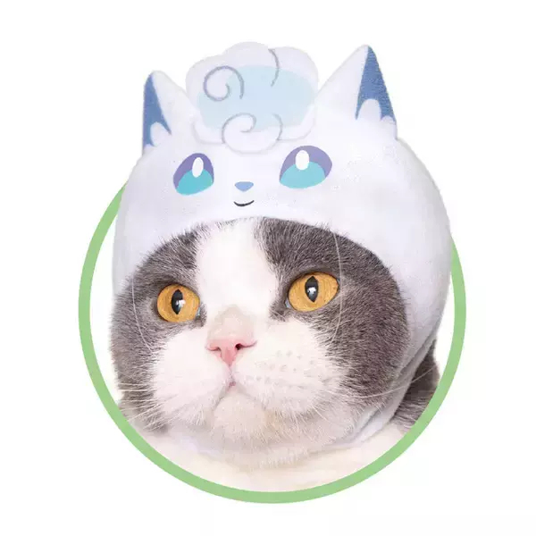 「「ポケモン」猫にかぶせる“激かわ”アイテム登場！ピカチュウほかアローラ地方ポケモン集合」の画像