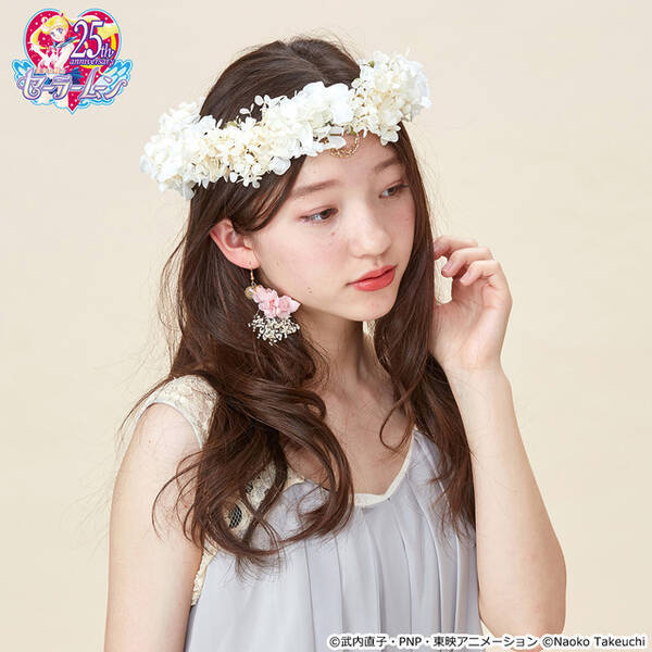 セーラームーン モチーフの お花 アイテム登場 花かんむり イヤーアクセサリーなど 19年1月31日 エキサイトニュース
