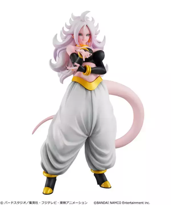 「「ドラゴンボール」人造人間21号、“変身Ver.”でフィギュア化！ 尻尾、肌、そして“善と悪”の顔も再現」の画像