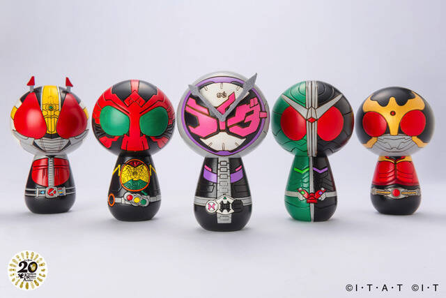 仮面ライダー キュートな こけし になって俺 参上 電王 クウガ ジオウ 平成ライダーこけし登場 19年5月16日 エキサイトニュース