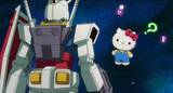 「「ガンダムvsハローキティ」涙するアムロのもとへキティが参上！ PV第2話がLINEで先行公開」の画像1