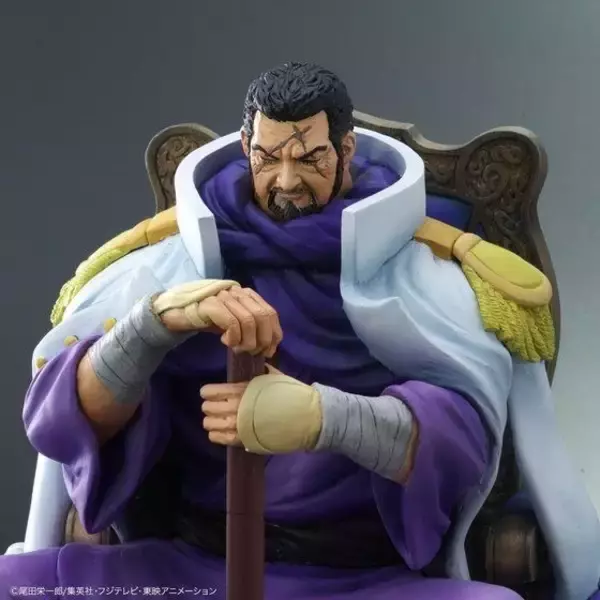 「「ワンピース」盲目の剣士“藤虎”、海軍大将の迫力が溢れ出るフィギュアで登場」の画像