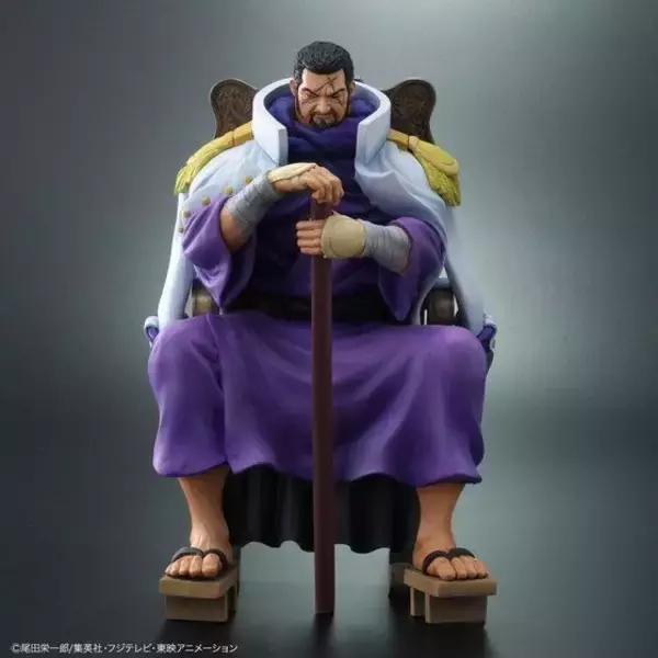 「「ワンピース」盲目の剣士“藤虎”、海軍大将の迫力が溢れ出るフィギュアで登場」の画像