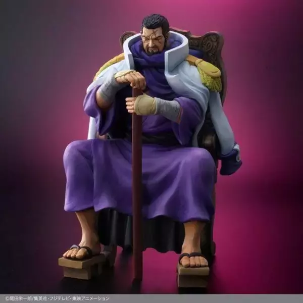 「ワンピース」盲目の剣士“藤虎”、海軍大将の迫力が溢れ出るフィギュアで登場