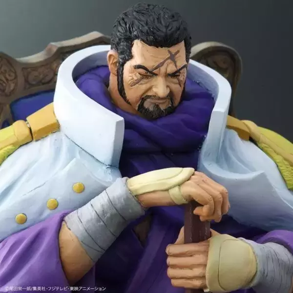 「「ワンピース」盲目の剣士“藤虎”、海軍大将の迫力が溢れ出るフィギュアで登場」の画像