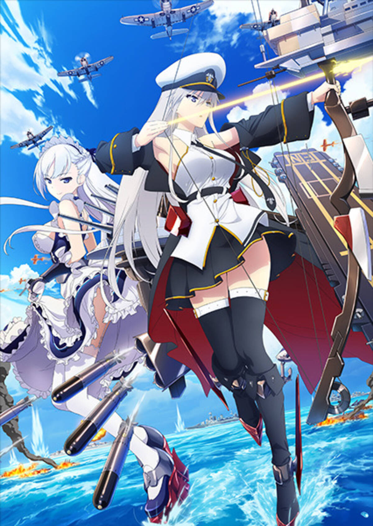 TVアニメ「アズールレーン」19年10月放送開始！エンタープライズとベル 